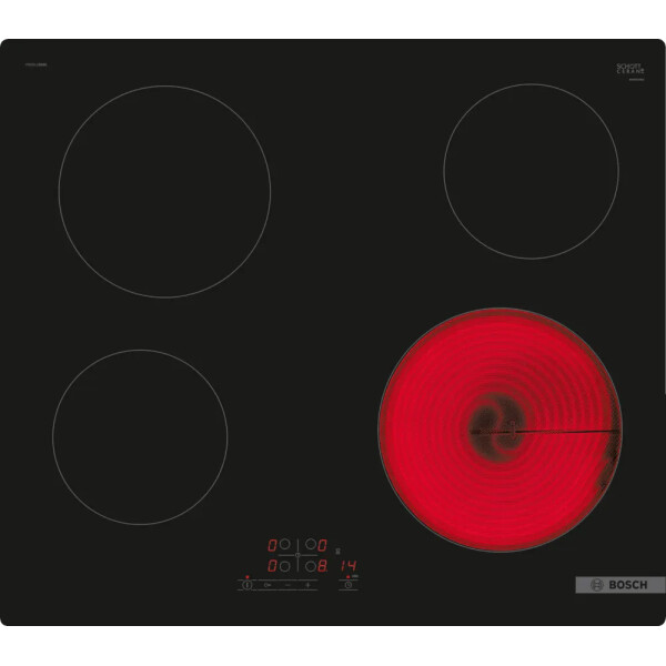 Bosch Serie 4 PKE611BB2E kookplaat Zwart Ingebouwd 60 cm Keramisch 0 zone(s)