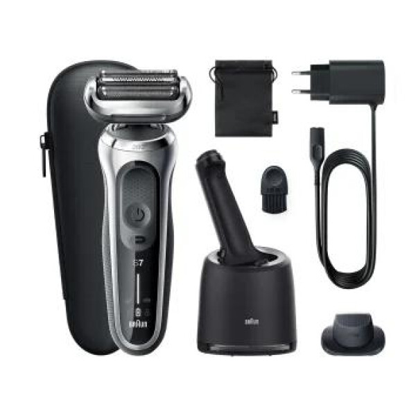 Braun Series 7 71-S7200cc Scheerapparaat met scheerblad Trimmer Zwart, Zilver