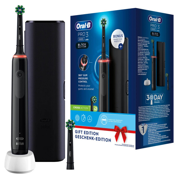 Oral-B Pro 3 3500 Volwassene Roterende tandenborstel Zwart