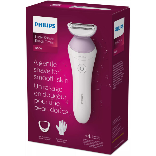 Philips 6000 series Lady Shaver Series 6000 BRL136/00 Snoerloos scheerapparaat voor nat en droog gebruik