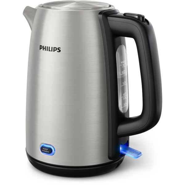 Philips Viva Collection HD9353/90 waterkoker 1,7 l 2060 W Zwart, Roestvrijstaal