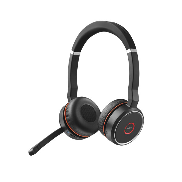 Jabra Evolve 75 SE Headset Bedraad en draadloos Hoofdband Oproepen/muziek Bluetooth Zwart