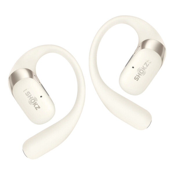 SHOKZ OpenFit 2 Hoofdtelefoons Draadloos oorhaak Gesprekken/Muziek/Sport/Elke dag Beige