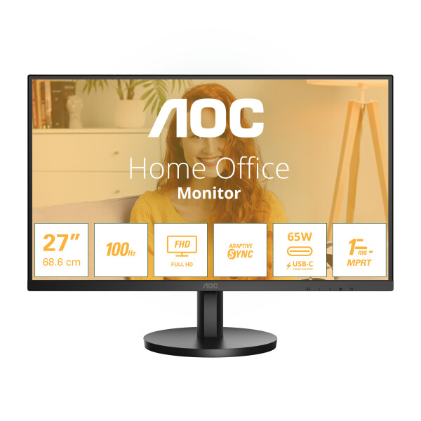 AOC 27B3CA2 computer monitor 68,6 cm (27") 1920 x 1080 Pixels Full HD LED Zwart