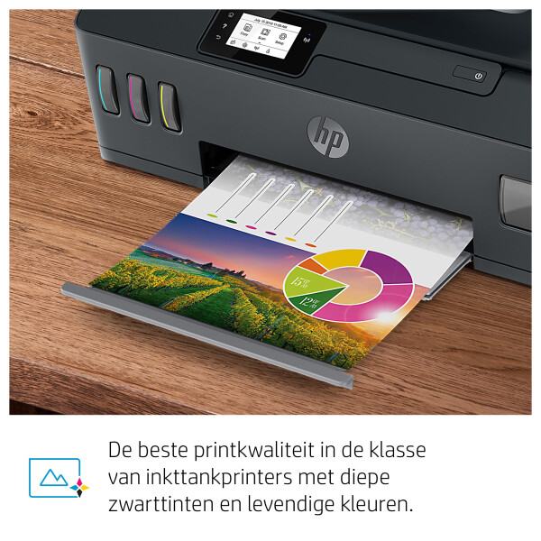 HP Smart Tank Plus 570 Draadloos All-in-One Kleur Printer, Kopieerapparaat, scanner