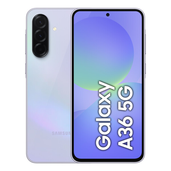 Samsung Galaxy A36 17 cm (6.7") Dual SIM Android 15 5G USB Type-C 6 GB 128 GB 5000 mAh Lavendel