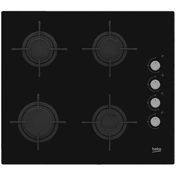Beko HILG64120S kookplaat Zwart Ingebouwd 60 cm Gaskookplaat 4 zone(s)