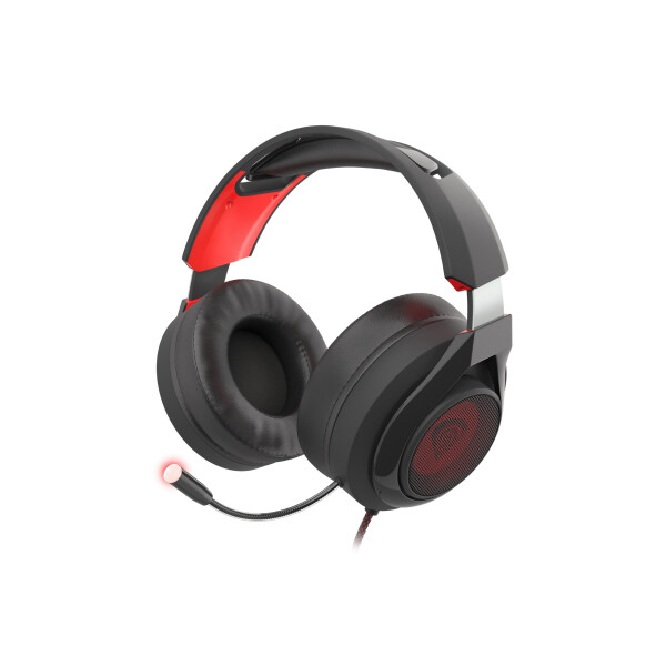 GENESIS Radon 610 Headset Bedraad Hoofdband Gamen USB Type-A Zwart, Rood