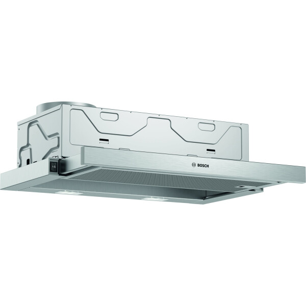 Bosch Serie 2 DFM064W54 afzuigkap Semi-inbouw (uittrekbaar) Metallic, Zilver 388 m³/uur