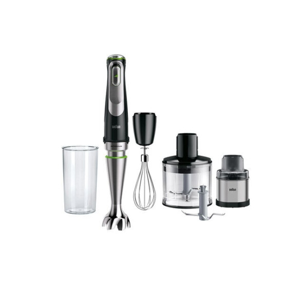 Braun MultiQuick 9 MQ9138XI blender 0,6 l Staafmixer 1200 W Zwart, Roestvrijstaal