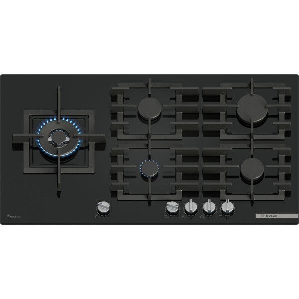 Bosch Serie 6 PPM9A6I40 kookplaat Zwart Ingebouwd 90 cm Gaskookplaat 5 zone(s)