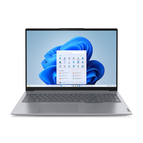 Lenovo ThinkBook 16 G7 ARP AMD Ryzen™ 5 7535HS Laptop 40,6 cm (16") WUXGA 8 GB DDR5-SDRAM 256 GB SSD Wi-Fi 6E (802.11ax) Windows 11 Pro Brits Engels Grijs