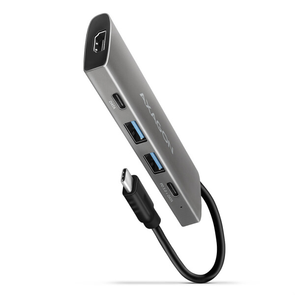 Axagon HMC-5G2 laptop dock & poortreplicator Bedraad USB 3.2 Gen 2 (3.1 Gen 2) Type-C Grijs