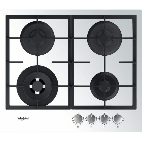 Whirlpool AKTL629/WH Wit Ingebouwd 59 cm Gaskookplaat 4 zone(s)