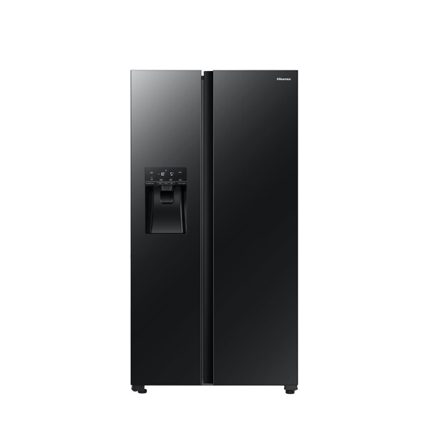 Hisense RS694N4GBE amerikaanse koelkast Vrijstaand 562 l E Zwart