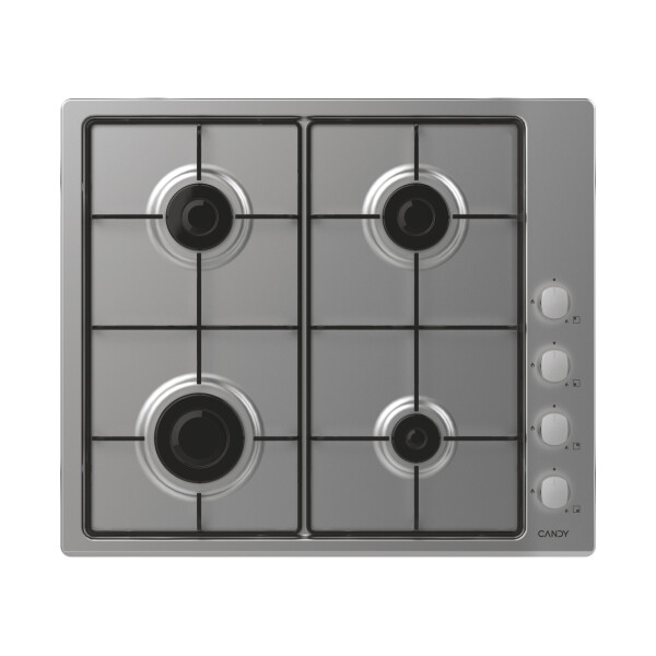 Candy Idea CHW6LX Roestvrijstaal Ingebouwd 60 cm Gaskookplaat 4 zone(s)