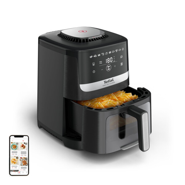 Tefal Easy Fry Silence EY5568 EY5568 5L stille airfryer met kijkvenster