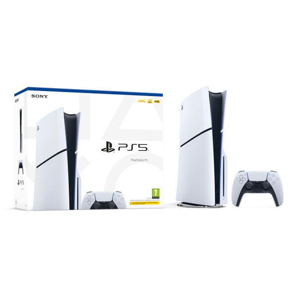 Sony PlayStation 5 Slim 1,02 TB Wifi Zwart, Wit