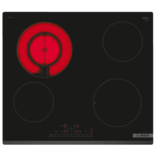 Bosch PKF631FP3E kookplaat Zwart Ingebouwd 60 cm Keramisch 4 zone(s)