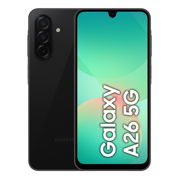 Samsung Galaxy A26 17 cm (6.7") Hybride Dual SIM Android 15 5G USB Type-C 6 GB 128 GB 5000 mAh Zwart