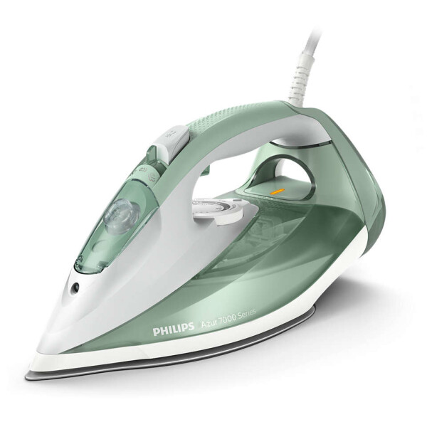 Philips 7000 series DST7012/70 strijkijzer Stoomstrijkijzer SteamGlide Plus-zoolplaat 2600 W Groen, Grijs