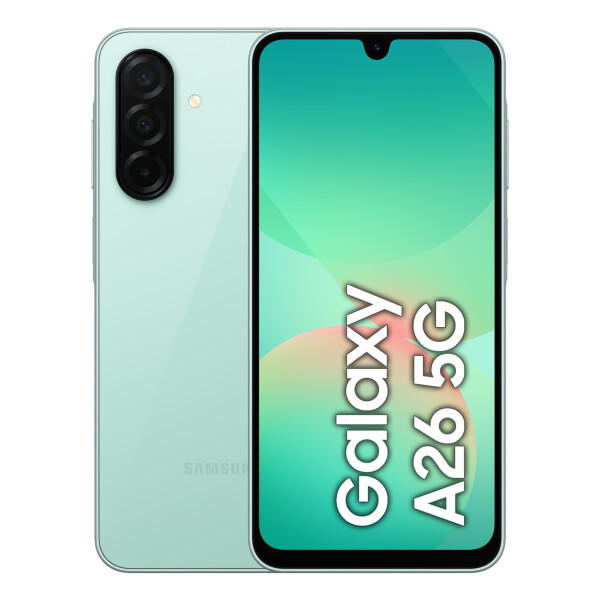 Samsung Galaxy A26 17 cm (6.7") Hybride Dual SIM Android 15 5G USB Type-C 6 GB 128 GB 5000 mAh Muntkleur