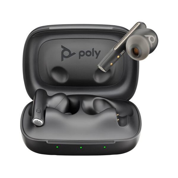 Poly Voyager Free 60 UC Black Earbuds + BT700 USB-C-adapter + oplaadcase basis
