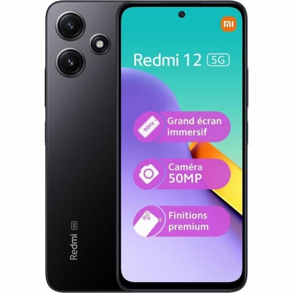 Smartphone Xiaomi REDMI 12 5G 4-128 BK 6,8" 6,79" Octa Core 4 GB RAM 128 GB Zwart