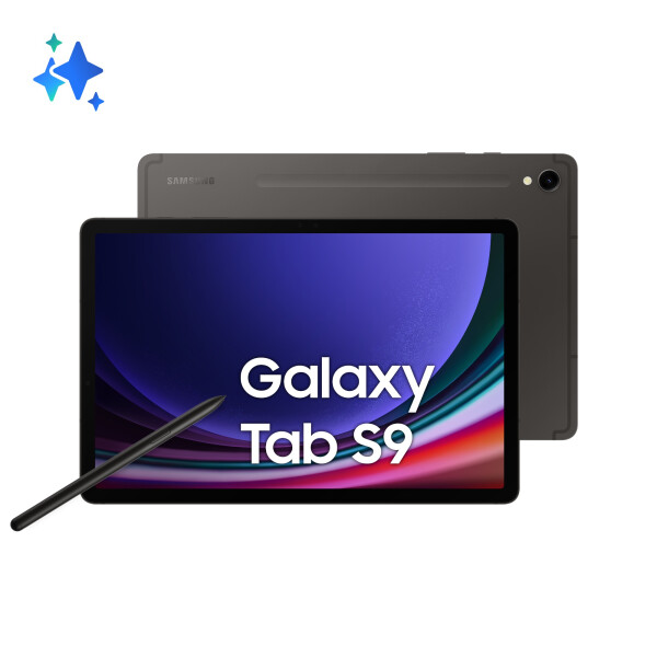 Samsung Galaxy Tab S9 Qualcomm Snapdragon 128 GB 27,9 cm (11") 8 GB Wi-Fi 6 (802.11ax) Android 13 Grafiet
