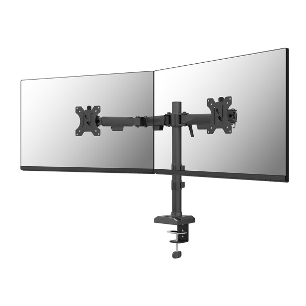 Neomounts DS60-600BL2 Monitorarm 10-32" - Quick-fix - 180°-stop