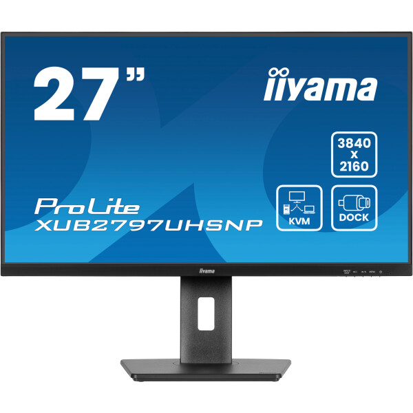 iiyama ProLite XUB2797UHSNP-B1 computer monitor 68,6 cm (27") 3840 x 2160 Pixels 4K Ultra HD LED Zwart